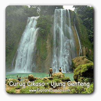 Curug Cikaso [Cikaso Waterfall] near Ujung Genteng.