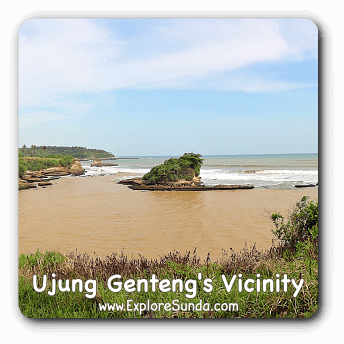 The vicinity of Ujung Genteng.