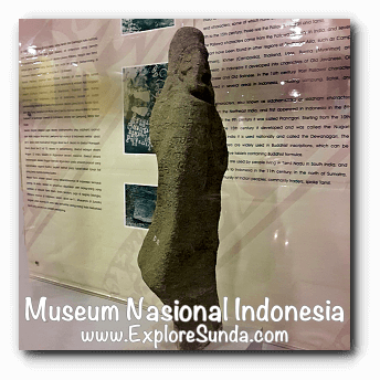 Ganesha statue inscription dated 1108AD - a collection of Museum Gajah (The National Museum of Indonesia), Jakarta