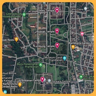 Tap/click the map to get directions to Prambanan Temple.